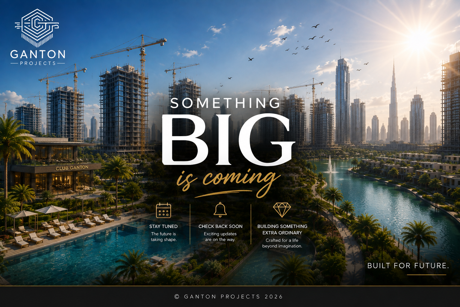 Ganton Projects township under construction